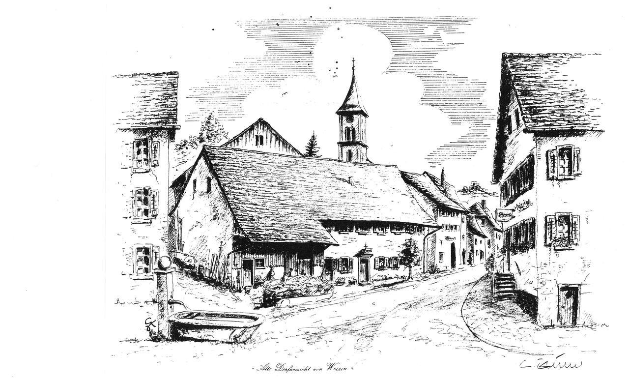 Gasthaus-Pension Zum Kreuz Штюлинген Экстерьер фото